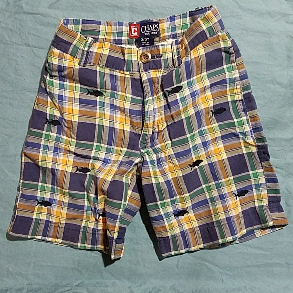 Sharks and plaid shorts